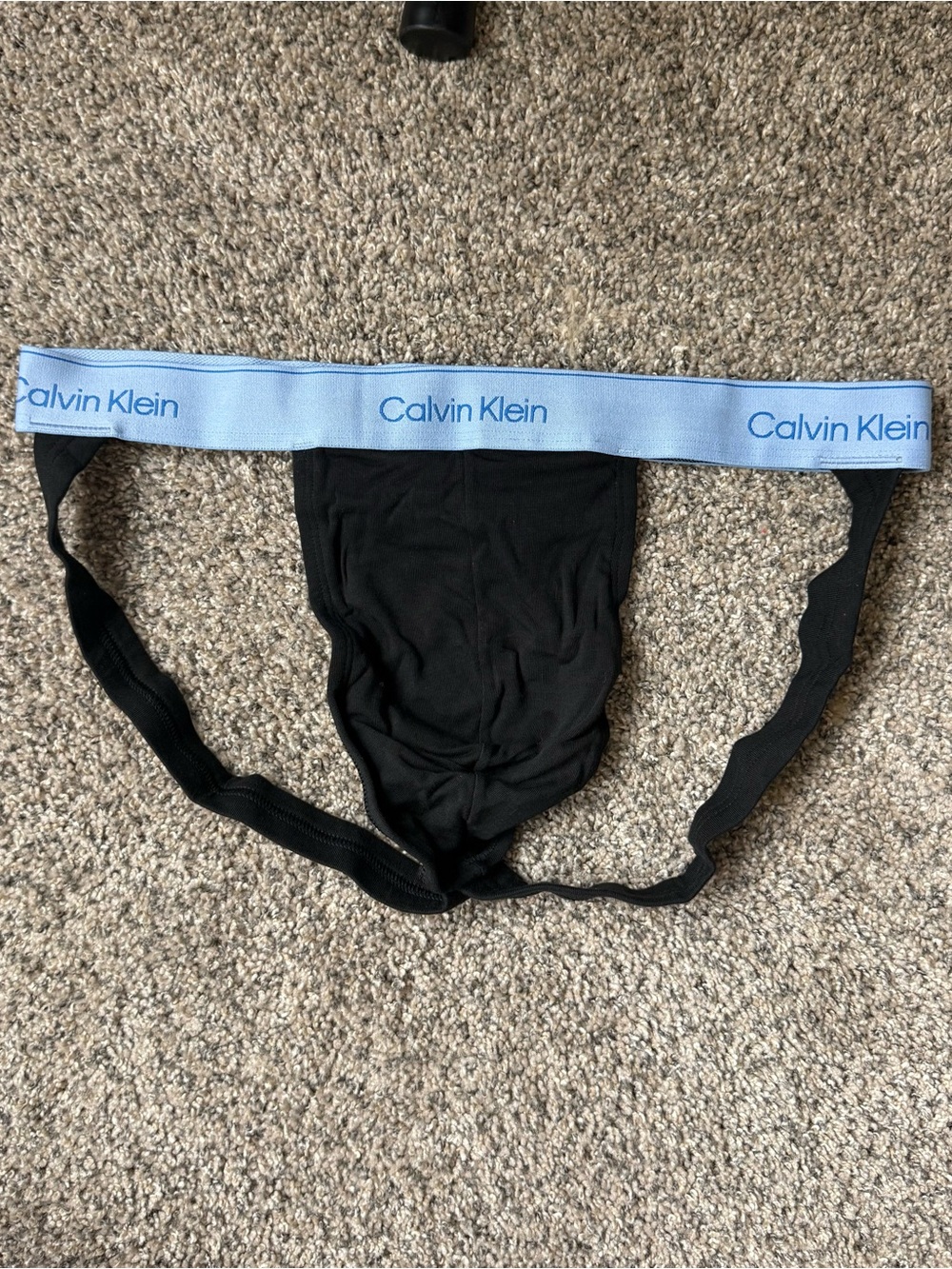 Blue and Black Calvin Klein Men’s Jockstrap